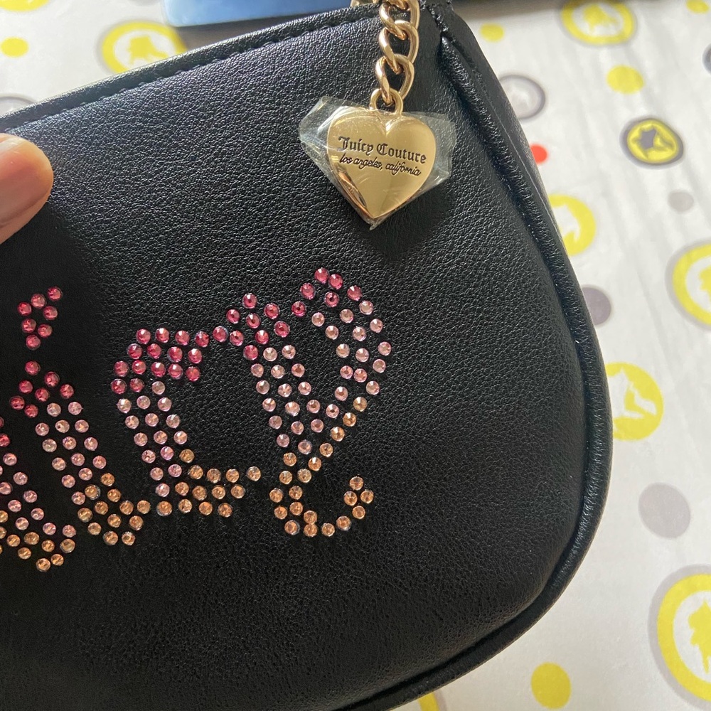 Juicy Couture Black and Gold Shoulder Bag - Picture 5 of 5